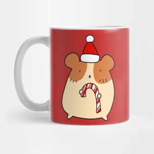 Candy Cane Hamster Mug